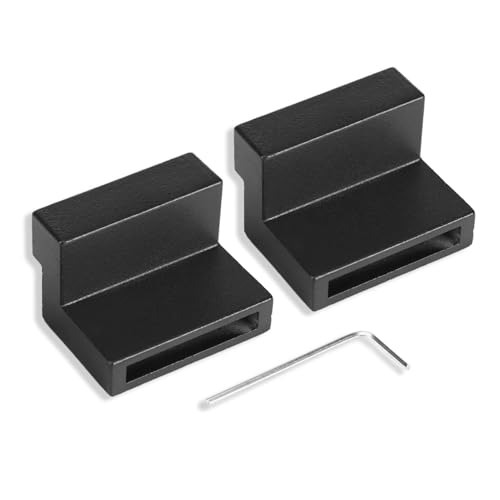 HERCHR - HERCHR Butée de Porte de Grange, 2 pièces butées de Porte de Grange quincaillerie de butée de Porte de Grange butée de Rouleau de Porte de Grange pour Rail de Rail de Porte de Grange coulissante