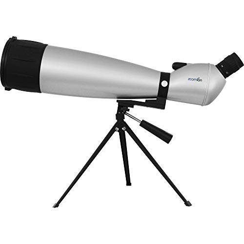 Zoomion Wolf Spotting Scope 33-100x100 para el Tiro Deportivo y la observación de Aves - Trípode de Mesa a Prueba de Salpicaduras Ocular de Zoom