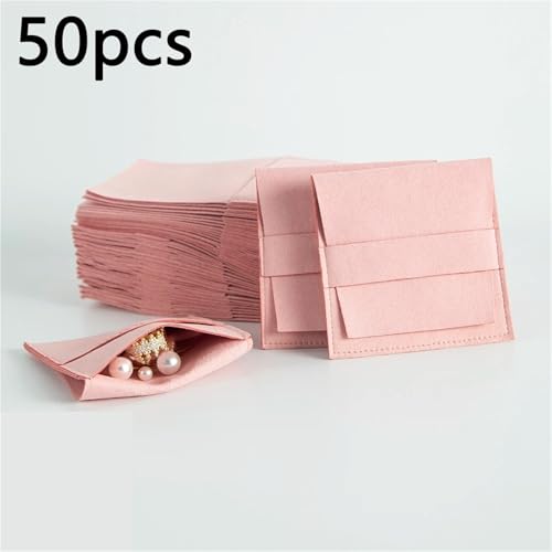 Bolsas de microfibra para joyería que evitan enredos en pendientes y collares 8