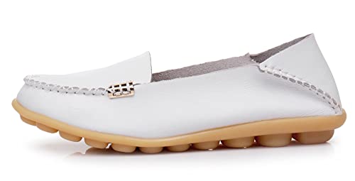 Image of VenusCelia Women's Natural Comfort 2 Walking Flat Loafer | Casual Shoes
