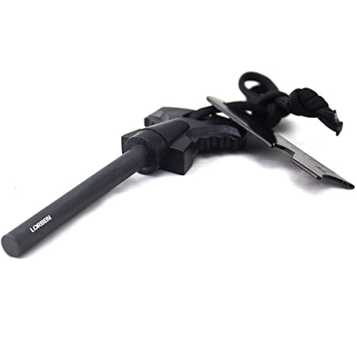 Pederneira Sobrevivência Lorben Magnésio Camping Acendedor de Fogo Abridor Garrafa