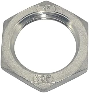 Stainless Steel 304 O-Ring Groove Cast Pipe Fitting, 1" NPT Female Lock Nut