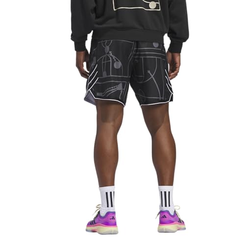 adidas Men's Crazylite All Over Printed Basketball Shorts2