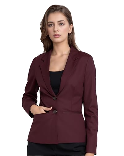 Image of ROCKSY Smart Casual & Formal Blazer for Women, Regular Fit Stylish Blazer for Women