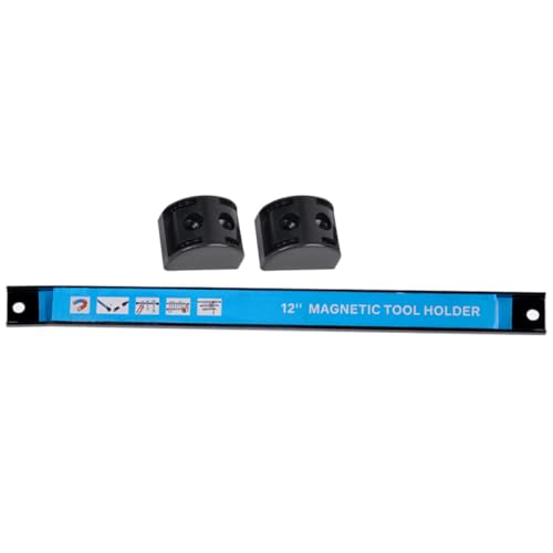 Veemoon Portautensili Magnetico da 12 Pollici per Organizzatore da Parete Utensili, Barra Magnetica Robusta per Deposito in Garage e Officina, Montaggio per Attrezzi e Accessori