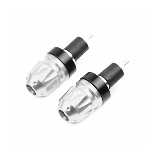 ハンドルバーエンドグリップキャップ 22MM オートバイハンドルバーエンドバーエンドプラグ のために ドゥカティ のために Monster 600 795 696 Scrambler X Diavel エンドウェイトハンドルバーグリップキャップ(Silve