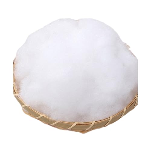 Relleno de fibra de poliéster – Relleno hipoalergénico para cojines, relleno transpirable para manualidades, material suave para creativos, relleno duradero para peluches y muñecos |