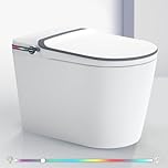 Smart Toilet, Bidet Toilet with Premium Comfort Design, Wireless Remote Control, Auto Open/Close Lid, Instant Warm Water, Heated Seat & Warm Air Dryer, Elongated Fit, Luxury Japanese Toilet Experience