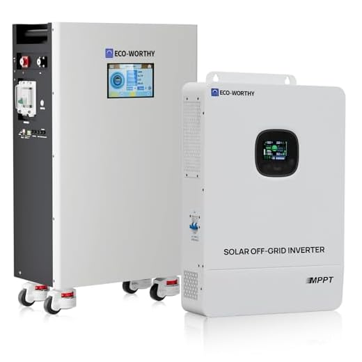 ECO-WORTHY Powermega 48V 314Ah LiFePO4 Energy Storage System with 10kW Hybrid Inverter, Active Balancing BMS, Built-in Bluetooth&WiFi, Communication Support for Home Backup, Emergency Power, Off-Grid