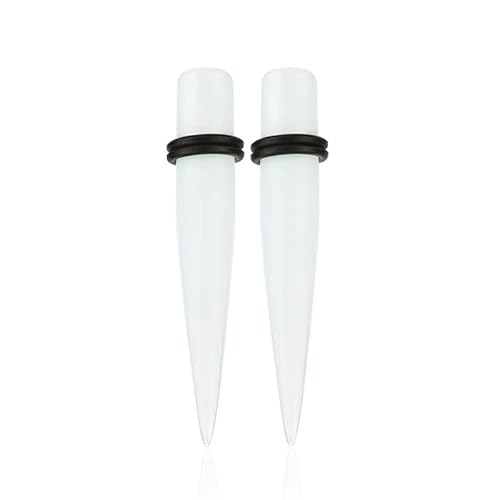[LHFLHF] 2PCS �R�[���X�g�[�� ���g���l���v���O 6mm�A8mm�A10mm�A�p���N�X�^�C���̃V���v���Ńt�@�b�V���i�u���Ȏ��g����A�{�f�B�s�A�X�W���G���[(Egg White Stone,8mm)