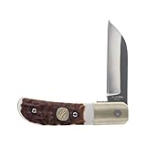 Uncle Henry 6UH Barlow Folding Knife with Compact Profile, Next Gen Staglon Handle, 3.5
