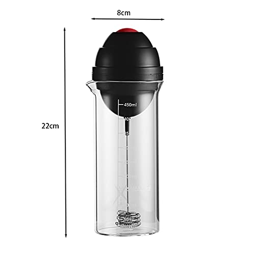 Haguka Elektrischer Milchaufschäumer, Milchaufschäumer, Glas, Kaffee, Seifenblase, Küchenwerkzeug, automatische… – Bild 3