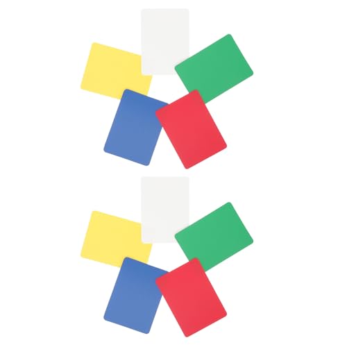 HOODANCOS Dispensador de Cartas de Póker de Plástico PVC 10 Piezas Multicolor 5 Colores X 2 Unidades Accesorio Portátil para Juegos Familiares y Partidas Profesionales