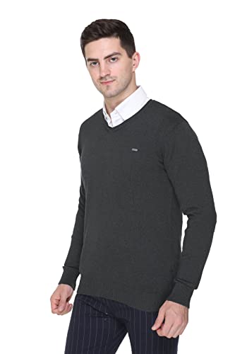 Image of GODFREY V Neck Full Sleeve Sweater for Man Winter Pullover