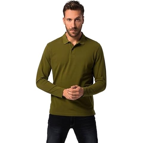 JP 1880 Men's Moss Green Polo Shirt Cover