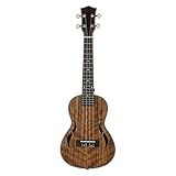  JBFZDS 26 Zoll Ukulele Walnussholz Tenor Ukulele 18 Fret Akustikgitarre Ukelleche Mahagoni Griffbrett Hals Hawaii 4 String Guitarra ZBMNJT (Color : Drak Brown)