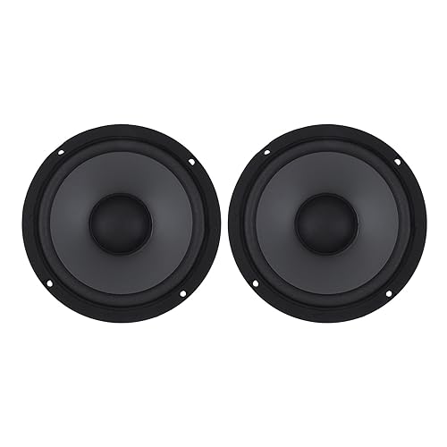 Thewasc Haut-parleurs coaxiaux à 2 voies de 15,2 cm - Gamme complète de fréquences - Musique automobile - Stéréo - Caisson de basses - Gamme complète - Haut-parleurs de voiture