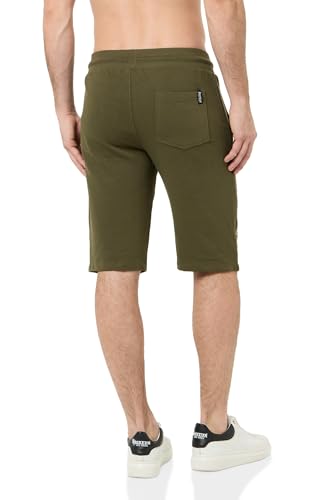 Short vert militaire Boxeur des Rues stretch avec cordon de serrage