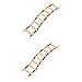 Abaodam 2pcs Ladder Bird Perch Stand Platform Bird Parrot Toys Parrot Chewing Toys Bird cage Stand Bird Swing Toys Hanging Bird Toys Hamster Bridge Parrot chew Toy Wood Stand up The Bird