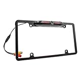 License Plate Frame Backup Camera, Night Vision Car Rear View Camera with 8 LEDs, 140° Viewing Angle Vehicle Reverse Camera, Waterproof Rear View Camera for Cars, SUV, Trucks, RV and More