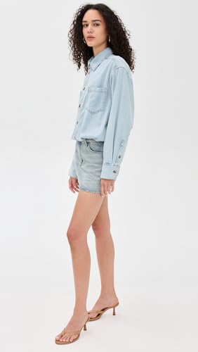 Good American Women's Denim Shirt Dress4