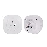 Ngnsky WiFi AU Smart Plug Outlet Works with Apple Homekit Siri Voice Control Timer Function 16A