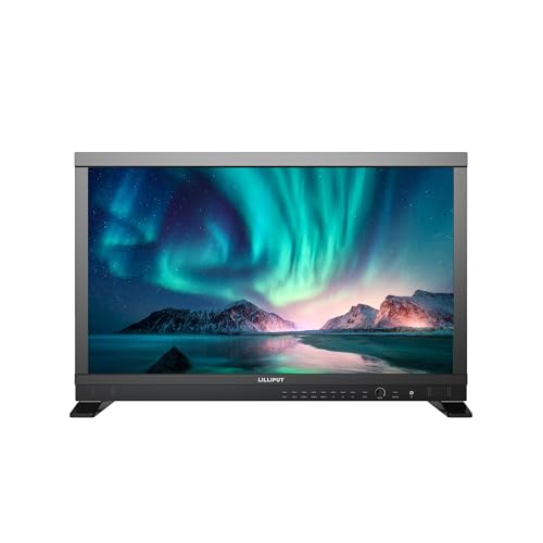 Image of LILLIPUT PVM270S 27 inch Multiview Broadcast Monitor - 1000 Nits, Dual 3G-SDI, Triple HDMI 2.0, 4-Channel Multiview, 3D LUT, HDR, Live Streaming Monitor (PVM270S-VBP with V Mount)