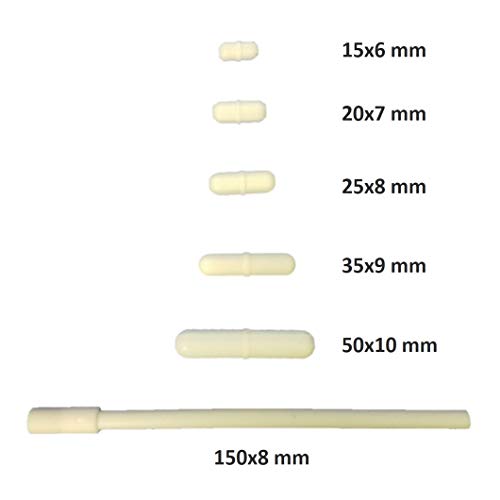 Analog Laboratory Magnetic Stirrer Hotplate Set with Five Stir Bars and a Stir Bar Retriever, 12cm x 12cm (~5x5inch) Panel, 380°C, 100-1600rpm, 110V - Thumbnail 5