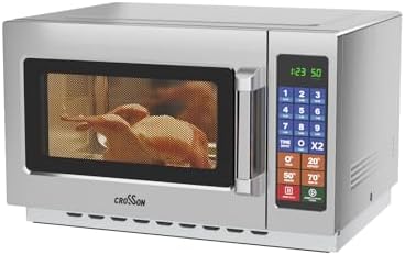 CROSSON Commercial Countertop 34L Microwave Oven W/ 10 Programmab...