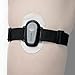DiaBrothers Dexcom G6 Fixierband Fixierung Halter mit verstellbarem Armband - Halter: schwarz - Armband: schwarz - Größe: L (35-45 cm)