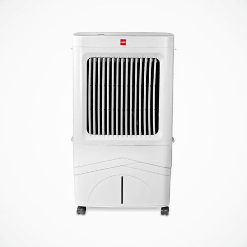 Image of CELLO Ossum 75 Litres Heavy Duty Vertical Commercial Air Cooler |High-Density Honeycomb Cooling Pads, Auto-Fill Water Technology, Powerful Air Flow, Long Life Air Cooler For Restaurants, Bank & Office