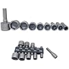 1/4'' Driver Hexagon shank Power Nuts Driver Drill Bit Tools Socket Wrench Set 9-pieces