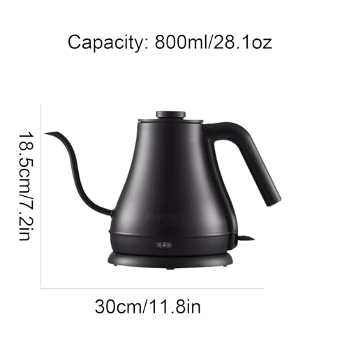 Hervidor eléctrico de acero inoxidable multiuso 800ml miniatura 2