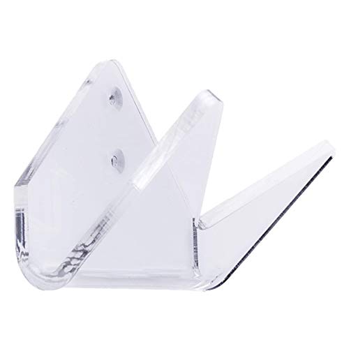 Eurobuy Support Mural de Support de Planche à Roulettes Longboard 1Pcs Support de Rangement pour Planche à Roulettes Support de Planche à Roulettes Acrylique Transparent pour Planche à