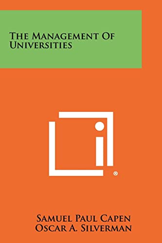 The Management Of Universities
