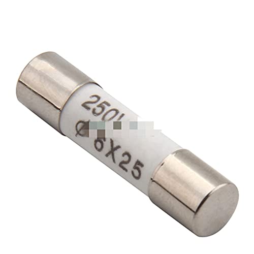 Tube fusible en céramique 13A 6x25mm de rechange pour prise domestique