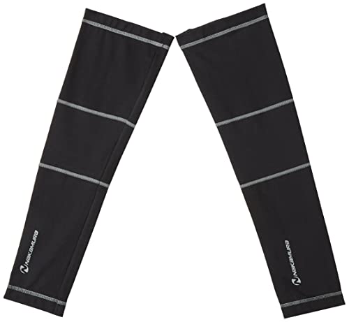 Calentador de brazos NAKAMURA 412762 manguitos ciclismo unisex negro XXL ropa térmica running