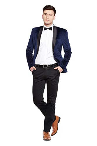 Image of WINTAGE Men's Premium Velvet Notch Lapel Tuxedo Coat Blazer Jacket