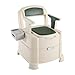 Bedside Commodes Chair, 440.92Lbs Capacity Bedside Toilet Portable Adult Potty Toilet Chair Armrests Adjustable Commode Toilet Heavy Duty Moveable Commodes w/Night Light for Home Use Nursing Centers