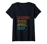 Photo Gallery donna legend since april 1997 year of birth birthday 1997 vintage maglietta con collo a v Photo Gallery donna legend since april 1997 year of birth birthday 1997 vintage maglietta con collo a v