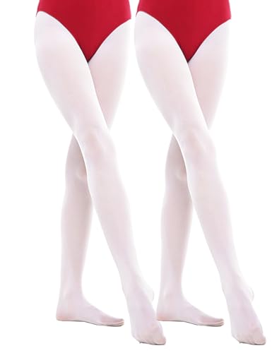Image of LingTing Ballet Tights for Girls Ultra Soft Pro Dance Tights Convertible Transition Tights (Toddler /Little Kid /Big Kid)