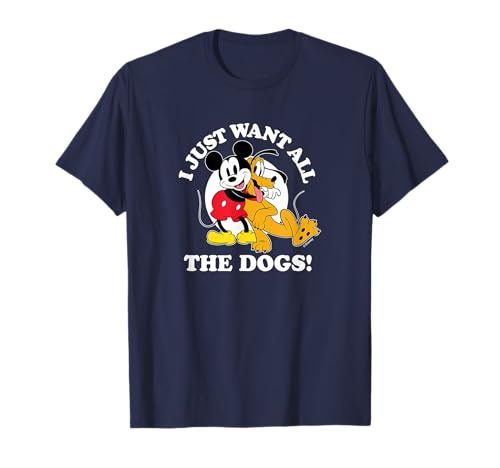 T-shirt Mickey & Pluto All the Dogs idéal pour vos sorties décontractées en famille