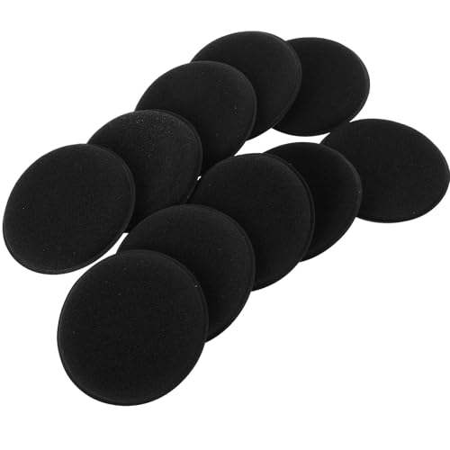 POPETPOP Almohadillas Aplicadoras De Cera Negro 10 Piezas Esponjas De Espuma para Encerado Manual Pulido Automotriz Verano Microfibra Cuidado Exterior Coche Mantenimiento Práctico