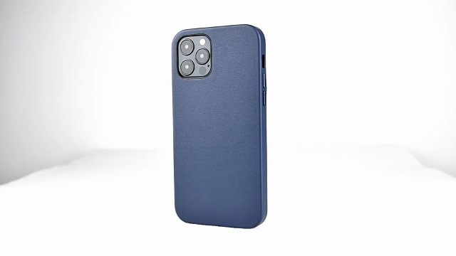 PULOKA iPhone 12 Mini Leather Case ONEGIF Premium Leather Back