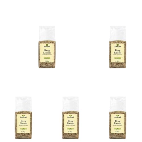 Alnatura Bio Berglinsen, 400 g (Packung mit 5)