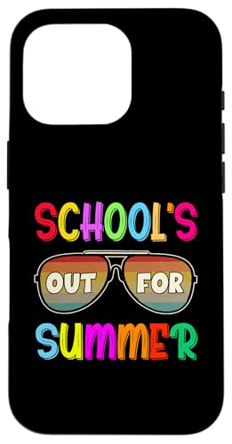 Last Day Of School Retro Schools Out For Summer �T���O���X �X�}�z�P�[�X iPhone 16 Pro �p