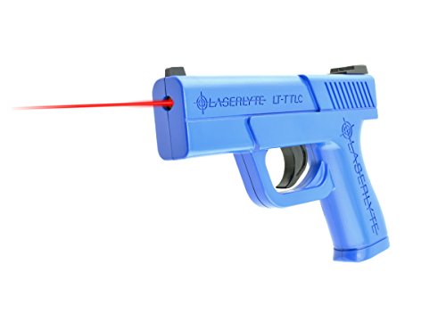 LaserLyte LT-TTLC Laser Trainer Pistol Compact Glock 43 with Realistic Size, Weight, Feel and Resetting 5.5lb Trigger Pull for Accuracy and Recoil Training