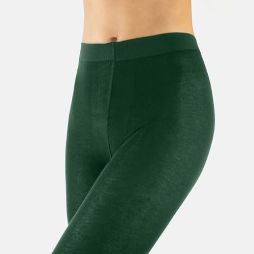 Image of CALZITALY Cashmere Wool Tights - 150 DEN Opaque Fleece Lined Warm - Multi Color Pantyhose for Women, S - 4XL