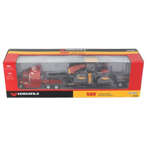 ERTL 1/64 Versatile 580DT con Remolque Semi y Lowboy miniatura 6
