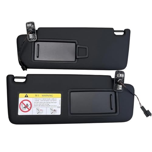 Pare-Soleil Avant Noir pour VW Golf 7 MK7 avec Miroir Intégré 2013-2021